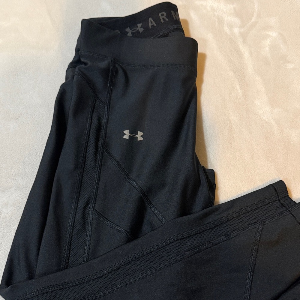 Under Armour Jet Black Performance Leggings